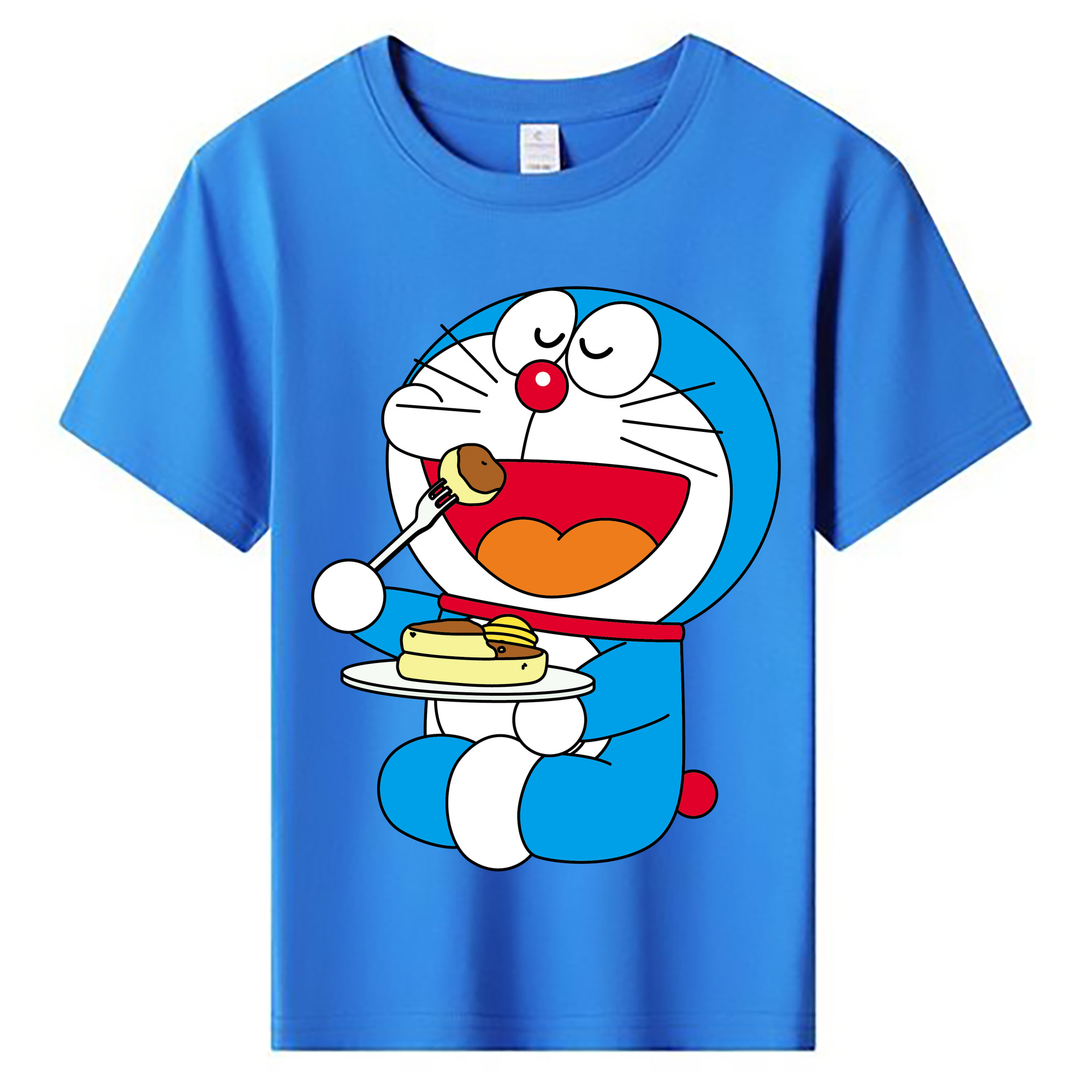 （画像用） ドラえもん Doraemon 綿100％キッズTシャツ（フロントプリント）